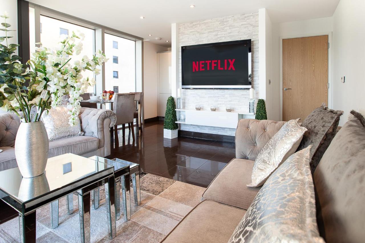 2 Bedroom 2 Bathroom Apartment In Central Milton Keynes With Free Parking And Smart Tv - Contractors, Relocation, Business Travellers Zewnętrze zdjęcie